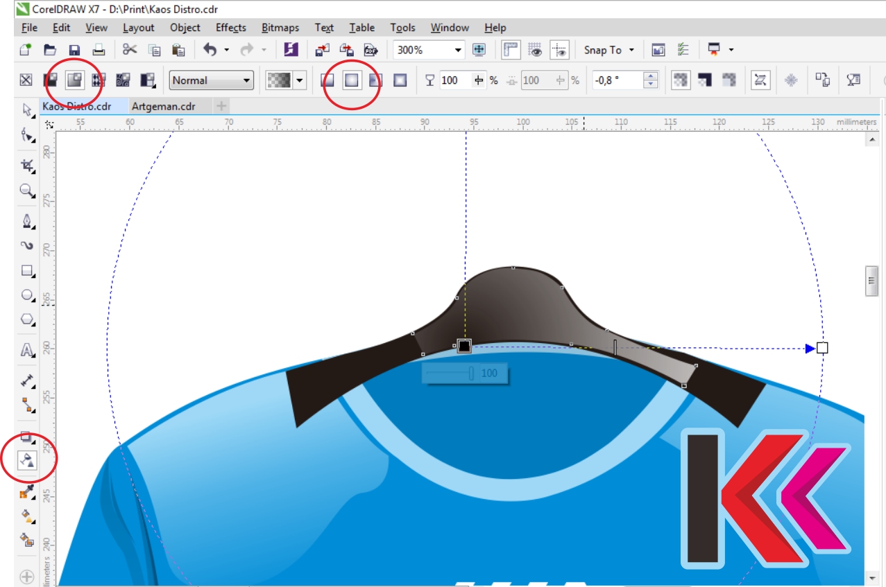  Tutorial  Desain  Baju  Dengan Corel Draw  X7 Klopdesain