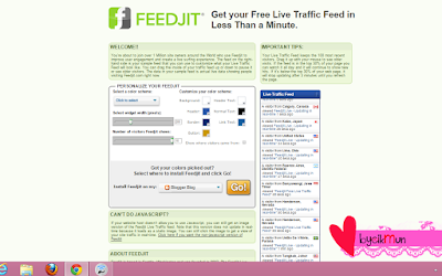 tutorial blog, tutorial, tutorial website, cara pasang feedjit, feedjit, traffic blog, step by step pasang feedjit, cara hias blog, tutorial cantikkan blog, 