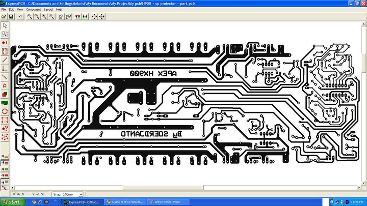 koleksi skema  power  ampli by pyon sound skema  power  class  H 