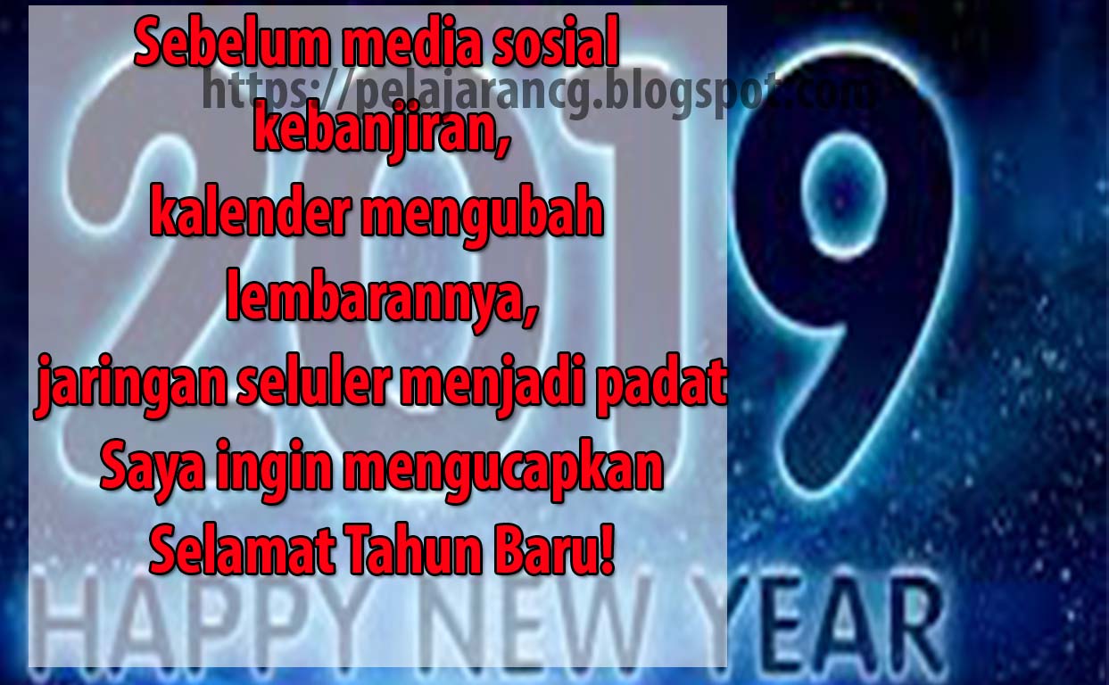 Contoh Ucapan Tahun Baru Untuk Kalender Masehi Mata Pelajaran