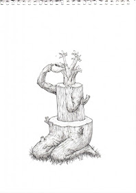 05-Growth-Rustam-QBic-Рустам-Салемгараев-Surrealism-that-Tells-a-Story-Through-Drawings