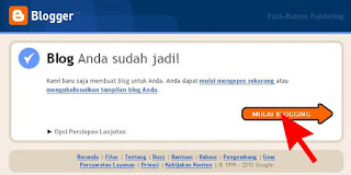 Cara Membuat Blog di Blogspot