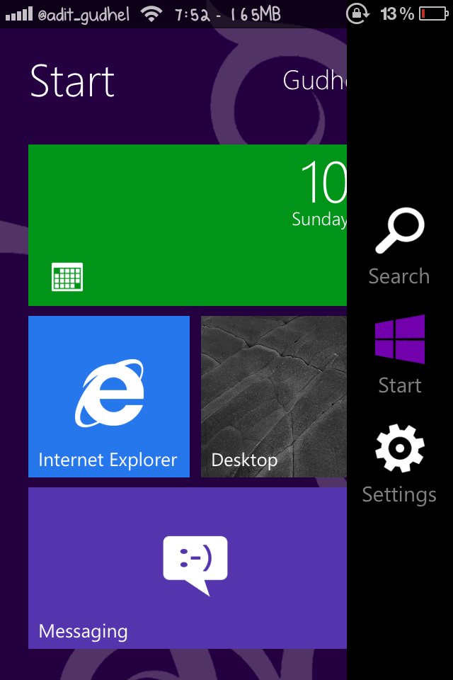 Metroon Windows 8 Dreamboard Theme