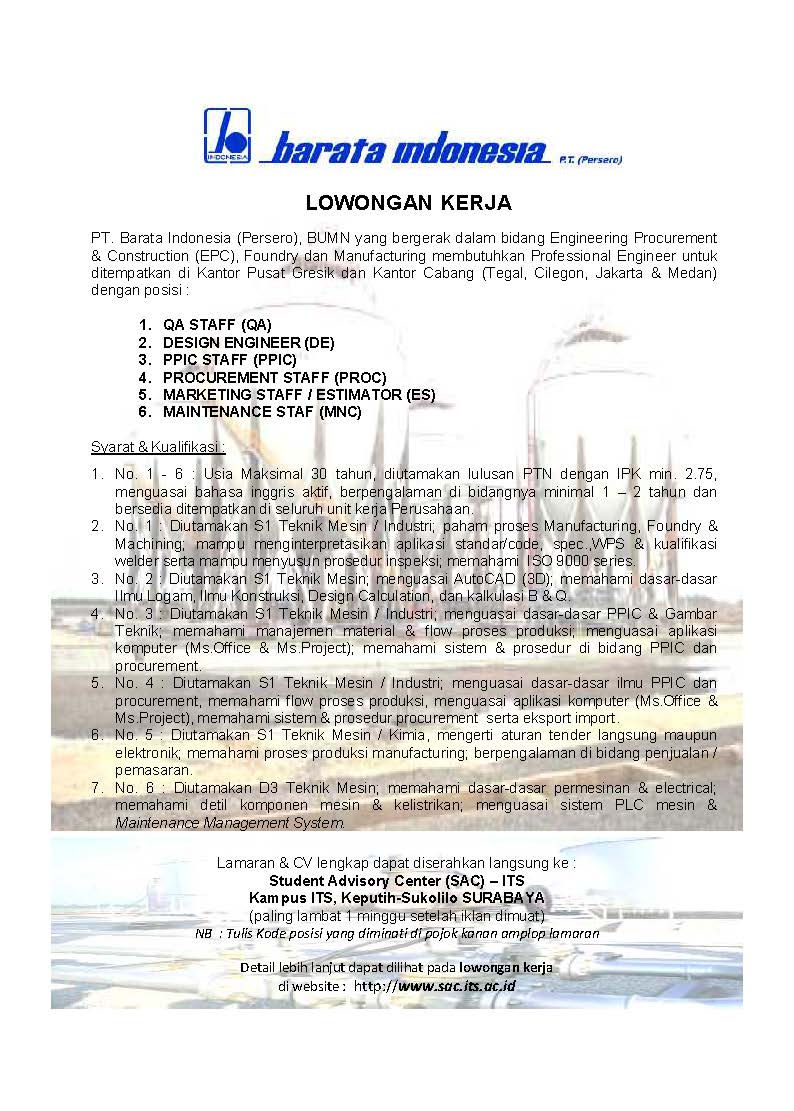 Lowongan Kerja Terbaru 2015 Pasang Iklan Lowongan Kerja 