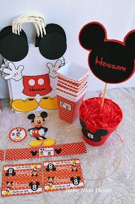 kit birthday mickey and minnie mouse