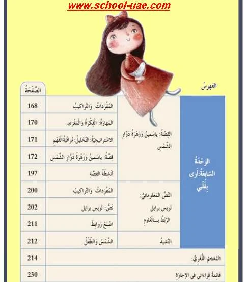 كتاب العربى للصف الرابع الفصل الثانى 2020 الامارات