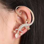 Lizard Diamond Ear Cuffs