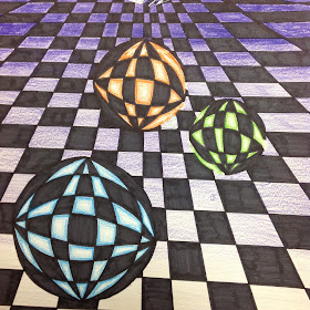 5th Grade Optical Illusion Art Drawing Lesson
