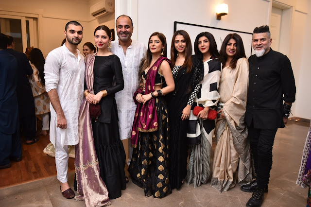 EMediabuzz, Mahirakhan,Ayeshaomer,attend diwaliparty2018