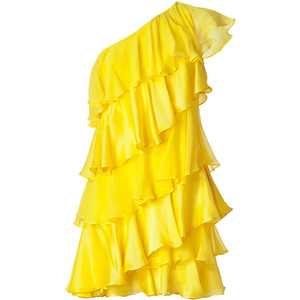Halston Heritage Dress on Neon Yellow Cocktail Dresses   Neon Yellow Prom Dresses   Blonde