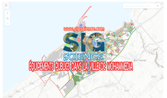 Équipements Publics dans la ville de Mohammedia par ArcGIS 