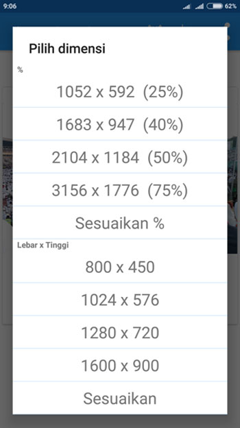 Cara Mudah Memperkecil Gambar Postingan Melalui Smartphone / Android