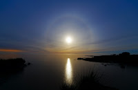 A Super Moon's Halo