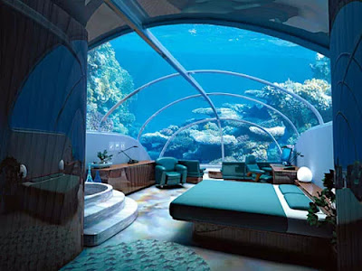 Gambar Desain Interior Hotel Bawah Laut