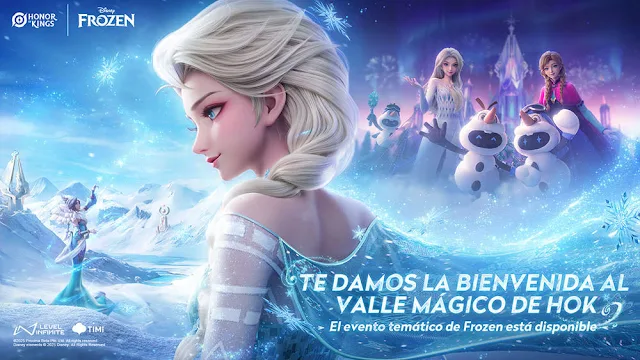 Frozen llega a Honor of Kings con aspectos de Lady Zhen y Shi