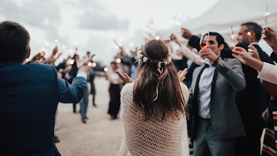 Fiesta de boda durante el día