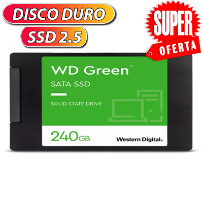 DISCO DURO SSD 2.5 WESTERN DIGITAL 240GB MADE IN EE.UU