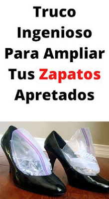 Truco para Ampliar Zapatos Apretados