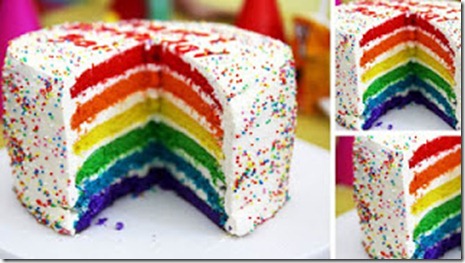 Raindow cake Panggang