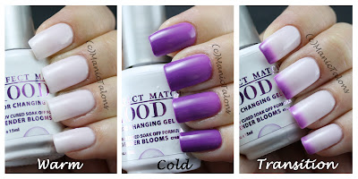 LeChat Perfect Match Mood Gel Polish Lavender Blooms Swatch