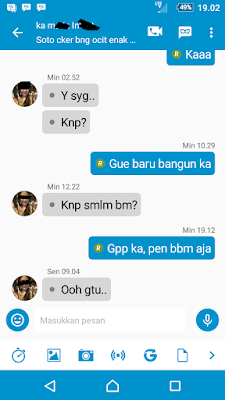 Balesan chat lucu