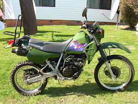 2000 army olive green klr250