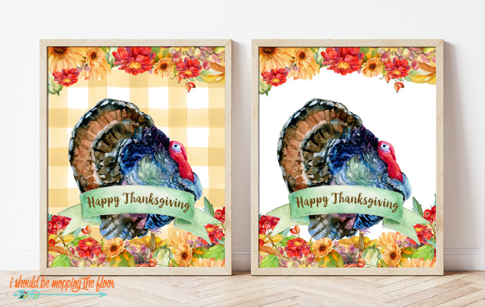 Happy Thanksgiving Printable