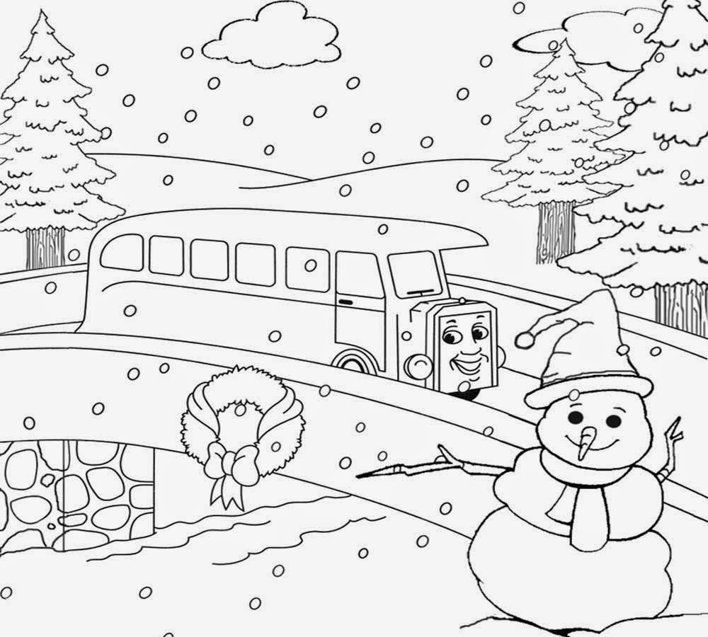 Download Sketches Of Fall Scenery Coloring Pages