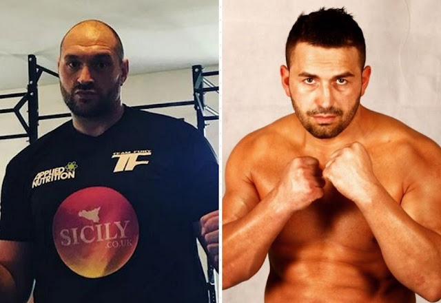 Tyson Fury against Albanian boxer Sefer Seferi on June 9