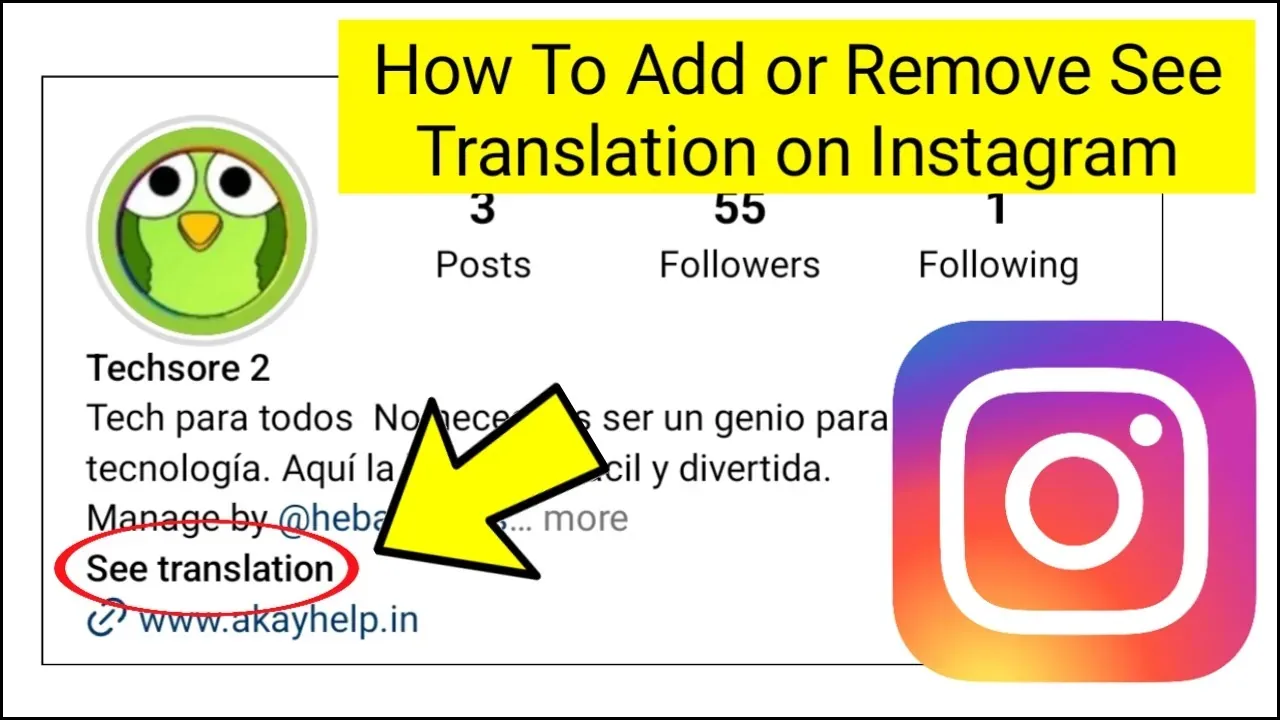 How To Add or Remove See Translationn on Instagram