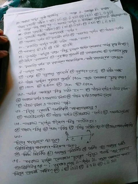 এসএসসি পদার্থবিজ্ঞান ফাইনাল সাজেশন ২০২২ (সকল বোর্ড ১০০% কমন), SSC physics mcq Final Suggestion 2022, এসএসসি পদার্থবিজ্ঞান সাজেশন ২০২২