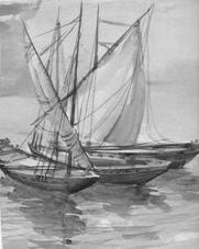 Caspian Sea Sail Boat