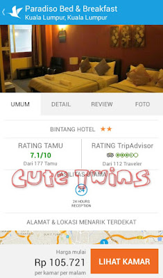 cara memesan hotel traveloka