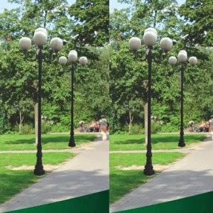 Đèn sân vườn chiếu sáng công viên