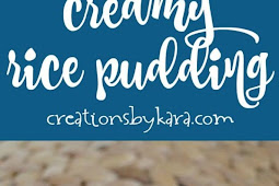 Creamy Rice Pudding Recipe