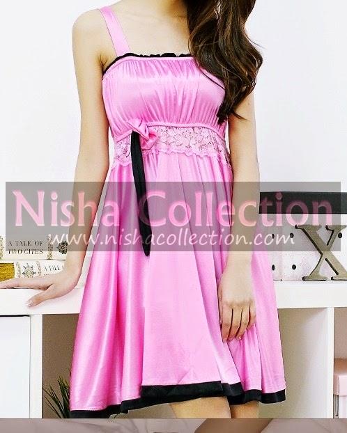  Nisha  Collection  Night Slips Baju  Tidur  Perempuan 