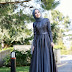 Model Gamis Warna Biru