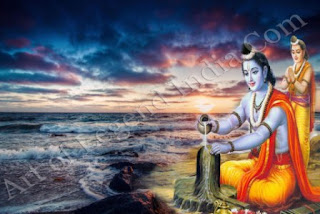 Rama Worshiped of Shiva