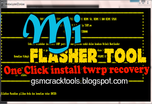 Mi Flasher Tool Easy install twrp recovery one click Free Download