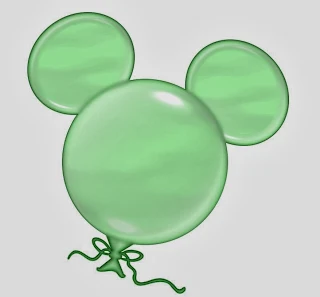 Imágenes de globos con forma de la cabeza de Mickey.