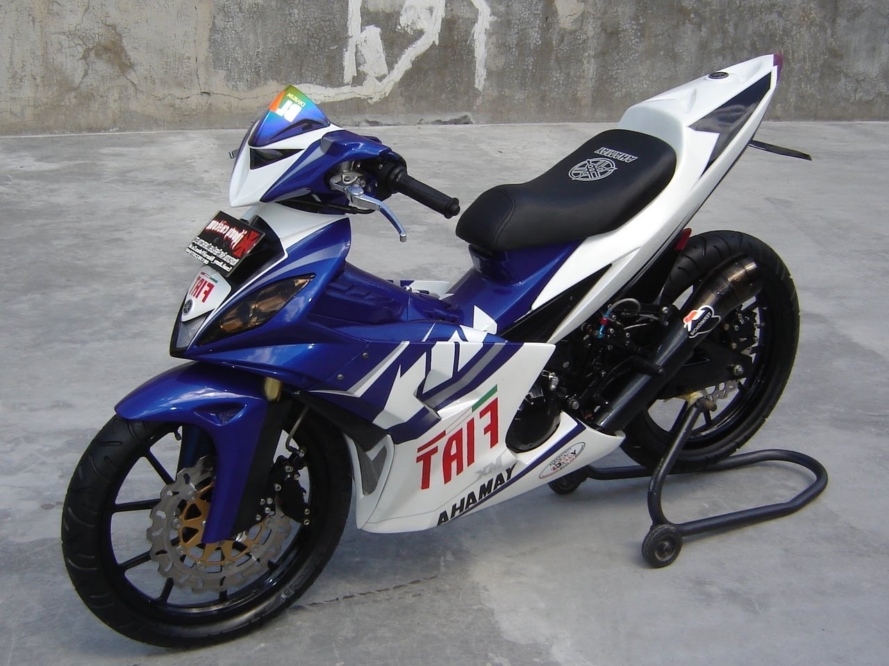 Modifikasi Honda Revo 110 Fit Absolute Drag Sederhana Tapi 