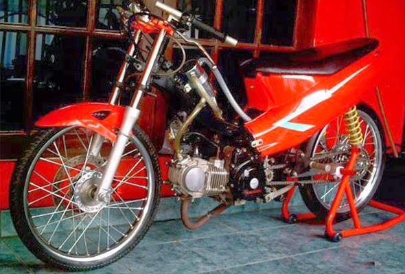 Modifikasi Motor Suzuki Smash Velg Jari Jari Koleksi 