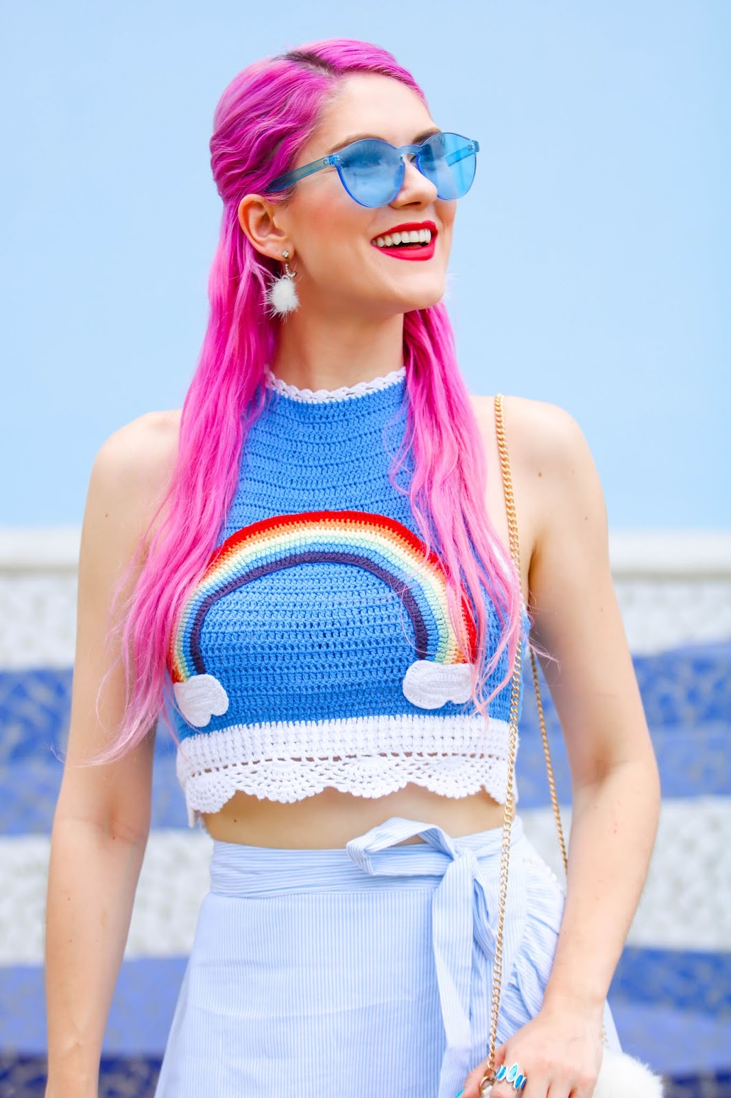 Rainbow Top Outfit