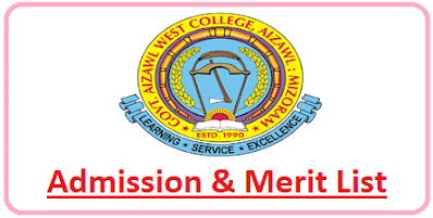 Govt Aizawl West College Merit List