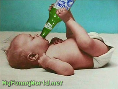 Funny Baby Drinking Bottle