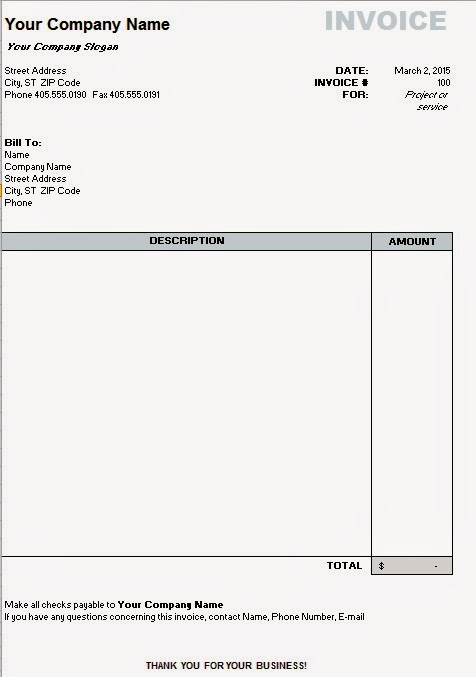 Contoh Invoice Format Related Keywords - Contoh Invoice 