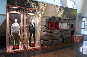 Tomb Raider movie costume prop exhibit