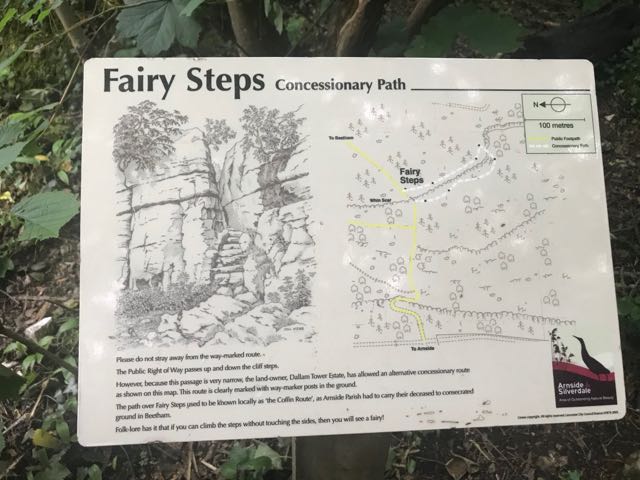 Fairy Steps information board