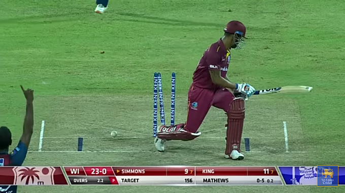 Shri Lanka vs west India 2nd T20 match 2020