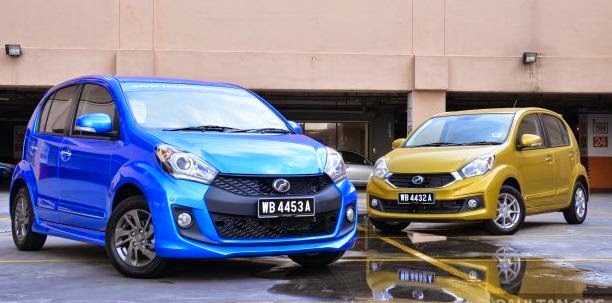 Perodua Axia Myvi ALza: Perodua Myvi